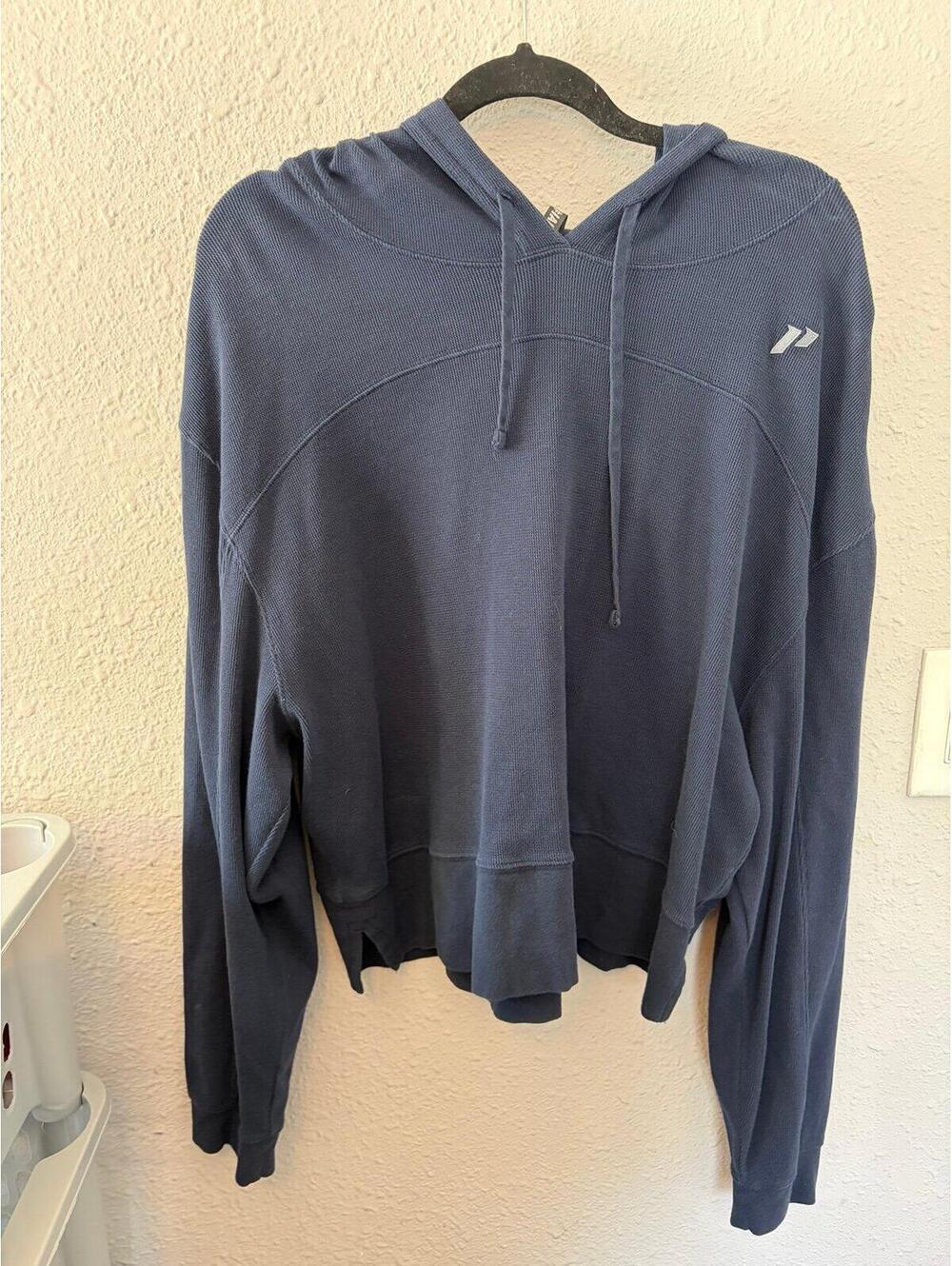 1st Phorm Navy Hoodie size 2XL textured